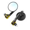 2pcs/Pair 7/8" Universal Motorcycle Rear View Mirrors Round Handle Bar End Foldable Motorbike Side for Cafe Racer  CAR