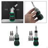 Mini Short Screwdriver Ratchet Multi-function Telescopic Household