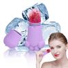 Silicone Ice Cube Tray Face Massager Roller Skin Care Beauty Tool Cooling Facial Puffiness Relief Anti-Aging Skincare Device