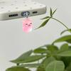 Cute Kitten Mobile Phone Dust Plug - DIY, Luminous, Exquisite and Compact, Protects Charging Port