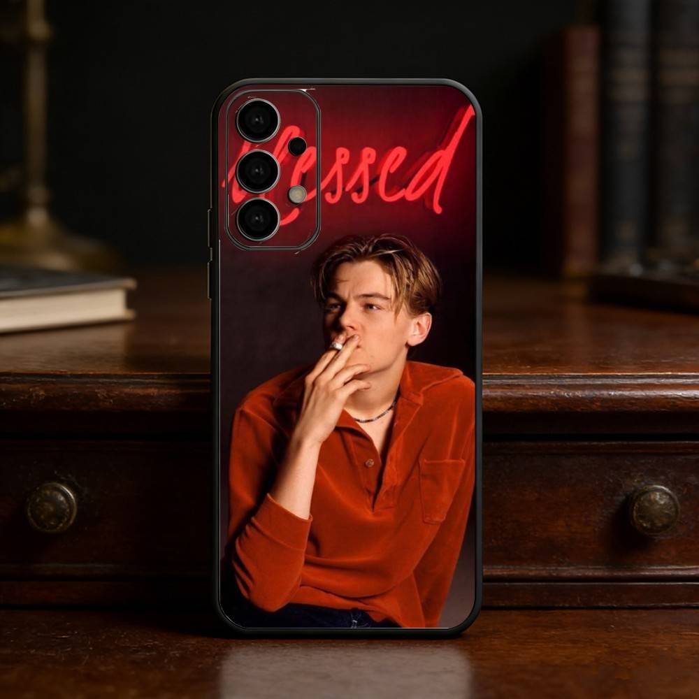 L-Leonardo D-DiCaprio Phone Case For Samsung S25,S24,S21,S22,S23,S30,Ultra,S20,Plus,Fe,Lite Black Shell