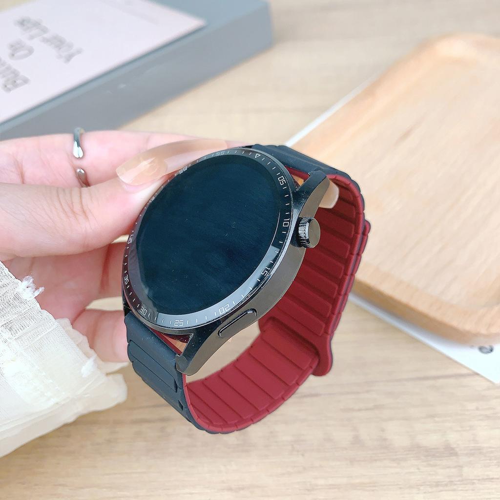 Magnetisches Armband für Amazfit Bip 6 5 3 Pro US Silikonarmband für Amazfit Balance POP Stratos 3 2s Ersatzarmband