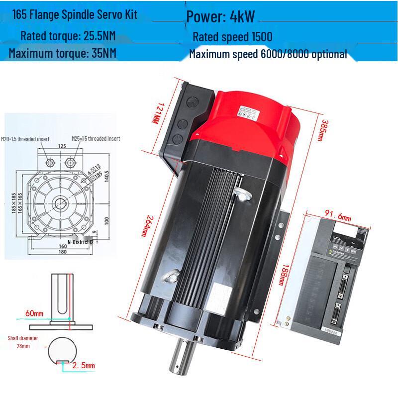 High Inertia Asynchronous Servo Motor