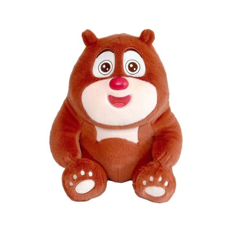 

Boonie Bears Plush Toy For Kids Kids Gift For Children Soft Animal Doll Brown Nude,22cm