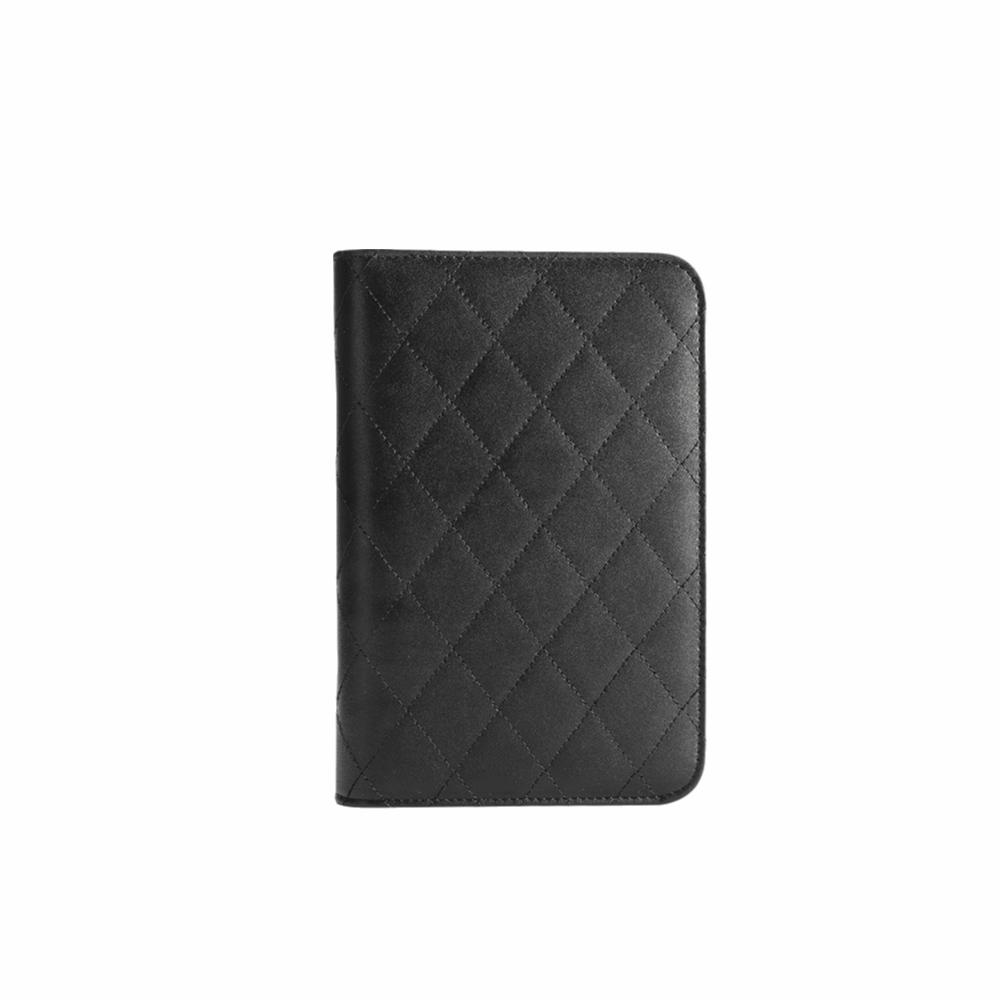 

Detachable Pages Leather Ring Holder PU Leather Jewelry Organizer Bag Necklace Organizer чорний