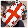 Georgia Grunge Flag Case For iPhone 11 14 12 13 Pro Max X XR XS Max 6S 7 8 Plus SE 2020 12 13 Mini Soft Cover