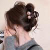 Medium Pearl Claw Clip for Thin Hair - Elegant Hairpin for Updos and Headwear