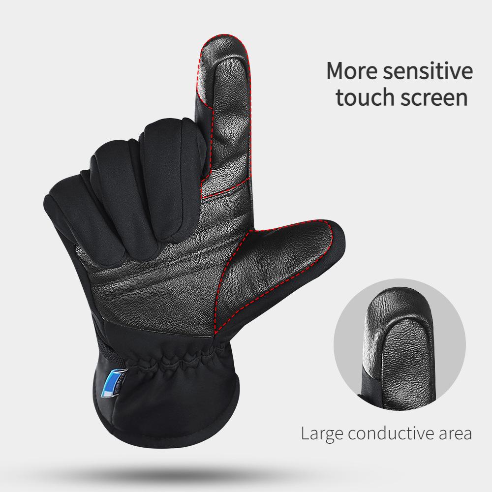 Wasserdichte Winter-Fahrradhandschuhe – Touchscreen-kompatibel, thermisch und rutschfest für Damen und Herren