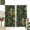 Cortinas Blackout Florais Vintage William Morris   Cortinas de Janela com Flores Rústicas Boho William Morris   para Sala de Estar Quarto 42" L
