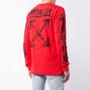 OFF WHITE Logo Print Checked Flannel Overshirt OMAB001R191850152010