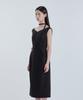 Mausolleum Sienna Semi Off-Shoulder Maxi Dress - Black