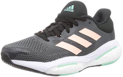 Running Shoes Solar Glide 5 LSW25 Gray Flash Mint Cm [Adidas] Women's Six/Light Orange/Pulse (GX5495) 24.0