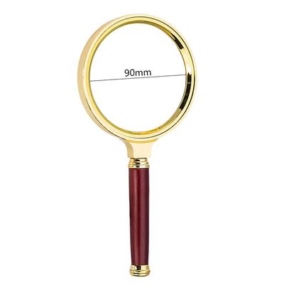 Handheld Magnifying Glass With High-definition, High Magnification, Portable Dragon Pattern Handle, 10x For Elderly Use