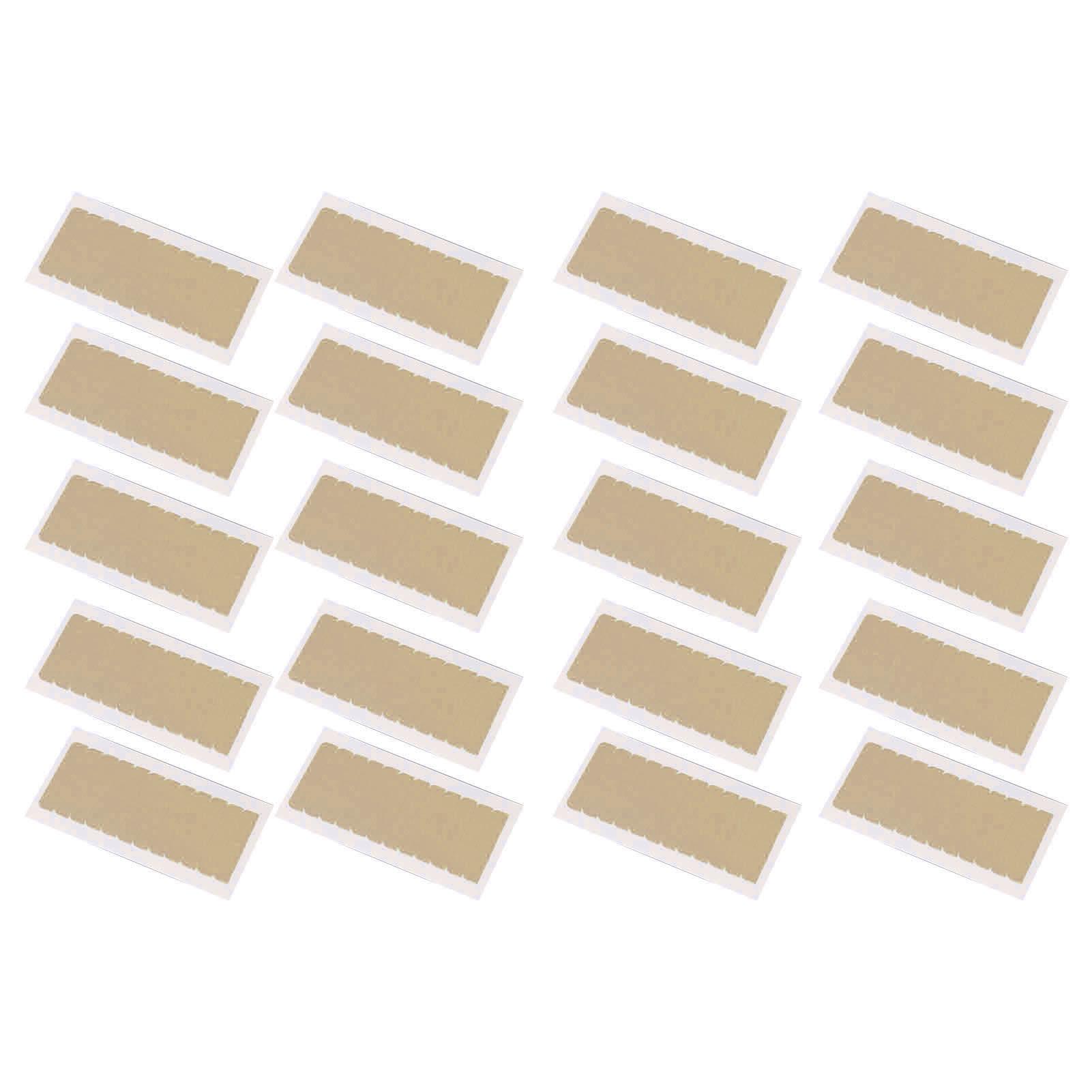240 Piezas Cintas Adhesivas para Extensiones de Cabello Doble Cara Pestañas Resistentes al Agua Repuesto Cintas para Pelucas marrón