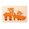 3D Wooden Animal Parent-Child Puzzle: Early Education Building Blocks for Toddlers