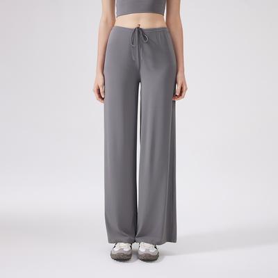 Sweatpants Cool Wide-leg Sports Trousers Antibacterial Loose and Thin Hanging Outdoor Running Yoga Pants Straight-leg Trousers