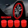4/20PCS Luminous Car Tire Valve Cap Fluorescent Night Glowing Decor Motorcycle Bike Wheel Nozzle Dustproof Tyre Valve Stem Caps Stem Caps1