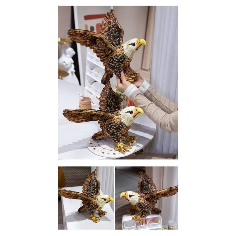 Maßgeschneidertes kurzes Plüsch-Adler-Stofftier 30cm