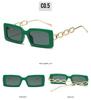 2024 Women's UV400 Square Chain Sunglasses - Versatile & Stylish