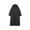 Less 2024 Winter Loose Fit Hooded Extra-Long Down Jacket