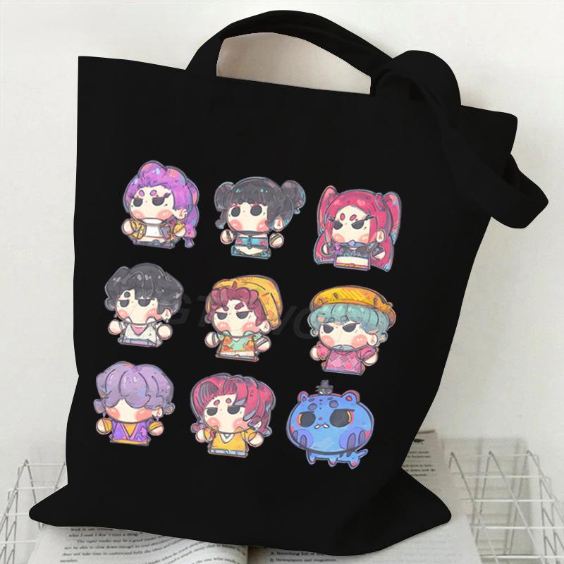 Witch Hunters Peripheral Fashion Shoulder Bag Women's Large Capacity Student Canvas Bag Work Commuter Tote Bag