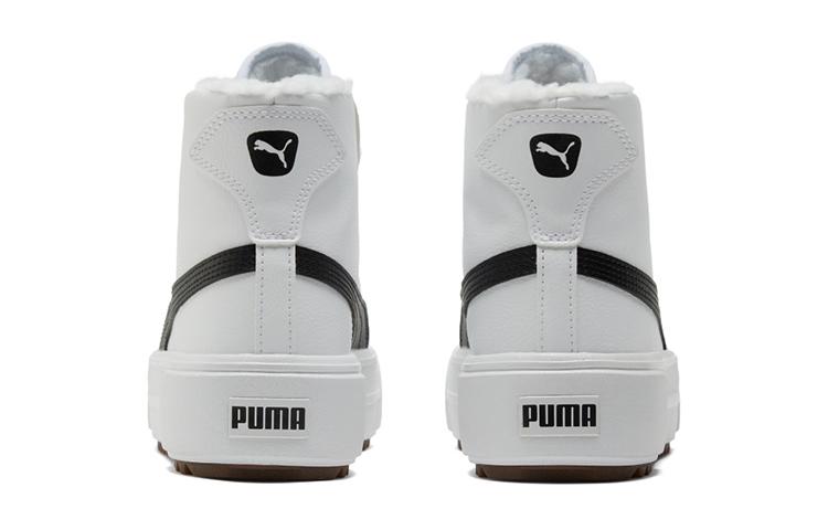 Puma Wmns Kaia Mid 'Fur - White Black' Sneakers