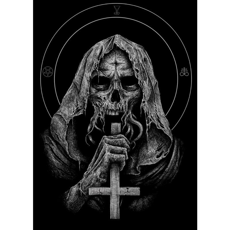 

Готический Сатанинский Постер Демон Люцифер Готический 666 Сатана Бафомет Холст Картина Настенное Искусство Картина для Гостиной Домашний Декор 21cm×30cm NoFrame