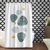 Bathroom Thickened Waterproof Curtain Mildew Proof Shower Curtain Shower Partition Curtain Shower Curtain Bathroom Curtain Free Perforation