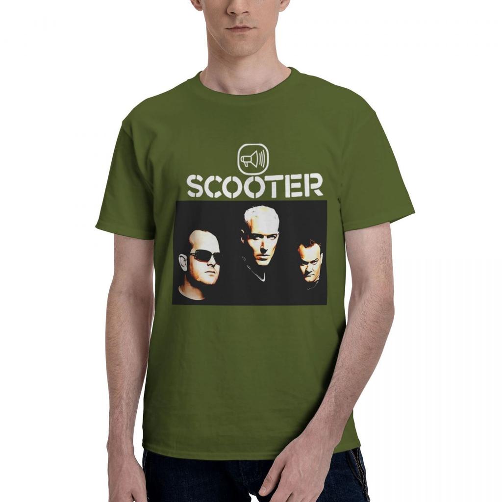 New Scooter Techno Hard Trend German Band 100 Cotton Casual Breathable Confortable Man High End Mens Clothing Funny Gift