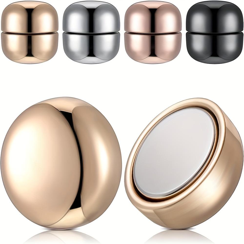 4-teiliges Set Magnetstifte, Kopftuchstifte für Damen, Mehrzweck-Kleidungsmagnete, runde Clips