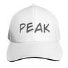 Black Peak Baseball Cap Sun Protection UPF  Breathable Mesh Back Adjustable Buckle Closure