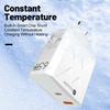65W PD Fast Charger QC3.0, Compatible with Phones and Tablets, EU Standard.