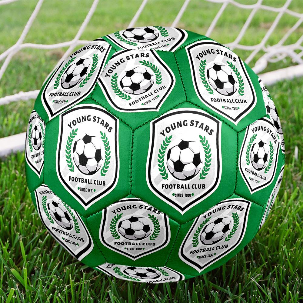 1pc Football Soccer Balls Standard Size 5 Machine-Sports League Outdoor Match Football Training Ball Futbol Voetbal,Resistant Material Y070824
