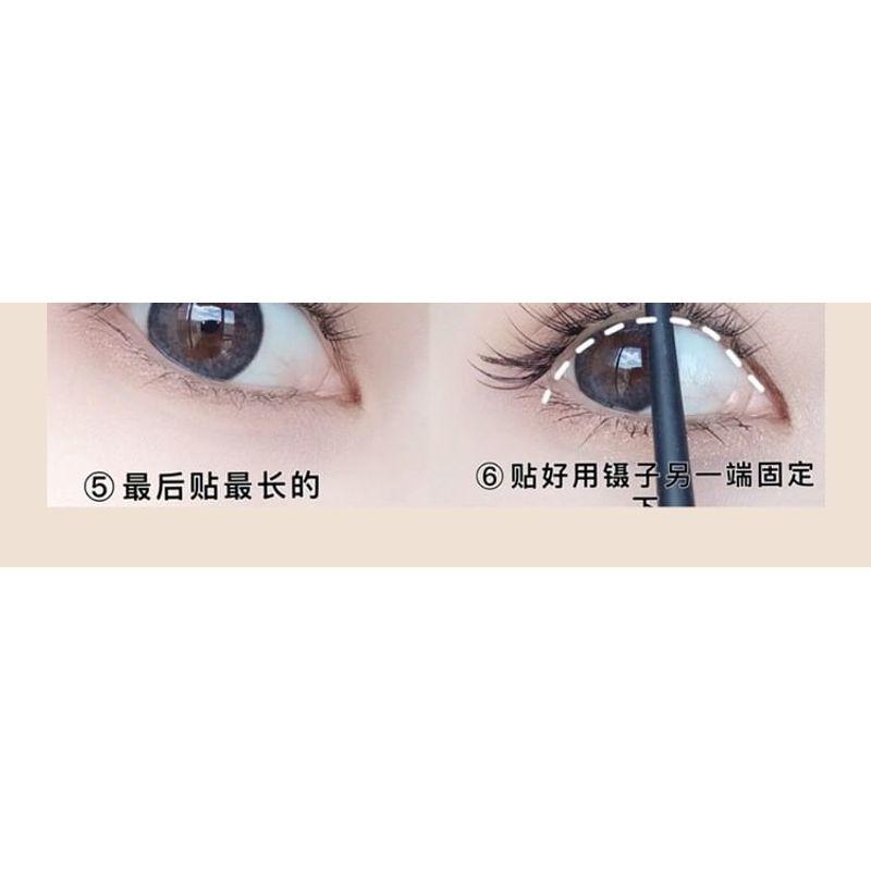 LuxeFlutter - Doll Eye Volumen-Cluster Falsche Wimpern
