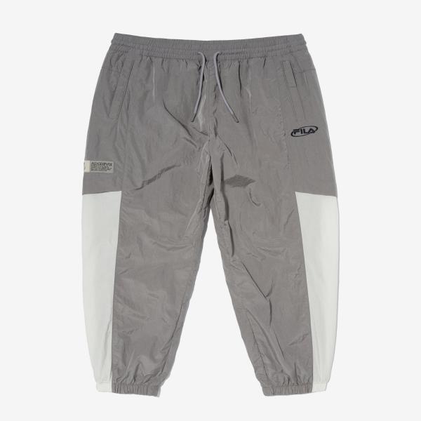 

Джоггеры Fila с подкладкой из сетки с эффектом мятости, Color Block Grey/85