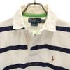 Polo by Ralph Lauren Border Pattern Short sleeve CUSTOM FIT Lager shirt Men's Used