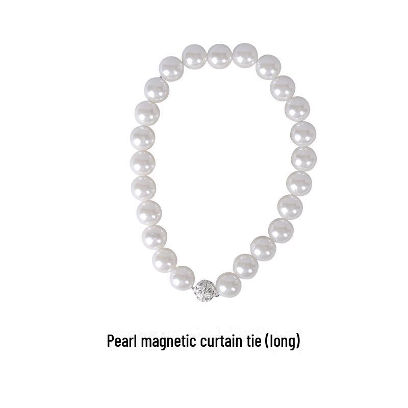 Pearl Magnetic Curtain Tieback - Light Luxury European Style