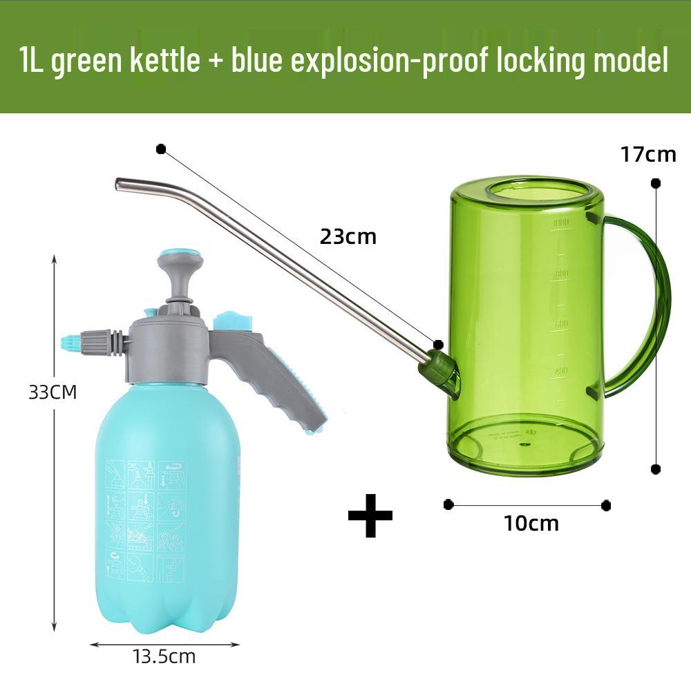 Arrosoir Transparent Grande Capacité en Acier Inoxydable avec Bec Long pour le Jardinage.