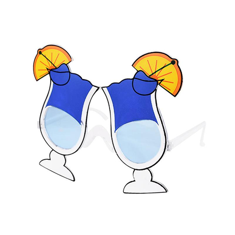 1pc Hawaii Tropical Party Sunglasses Flamingo Hawaiian Luau Pool Beach Party Decoration Supplies Pineapple Funny Glasses