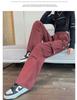 2026 Women's High Waist Workwear Pants - Spring/Autumn Style, Loose Fit, Slimming, Multi-Pocket, Straight Wide Leg.