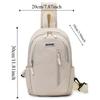 Multifunctional Sling Backpack Nylon Shoulder Bag Fashion Men Chest Bag  Outdoor