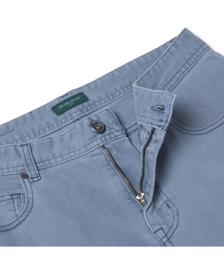 PRODESHIRT Bordeaux Dyed Denim Pants (Blue)
