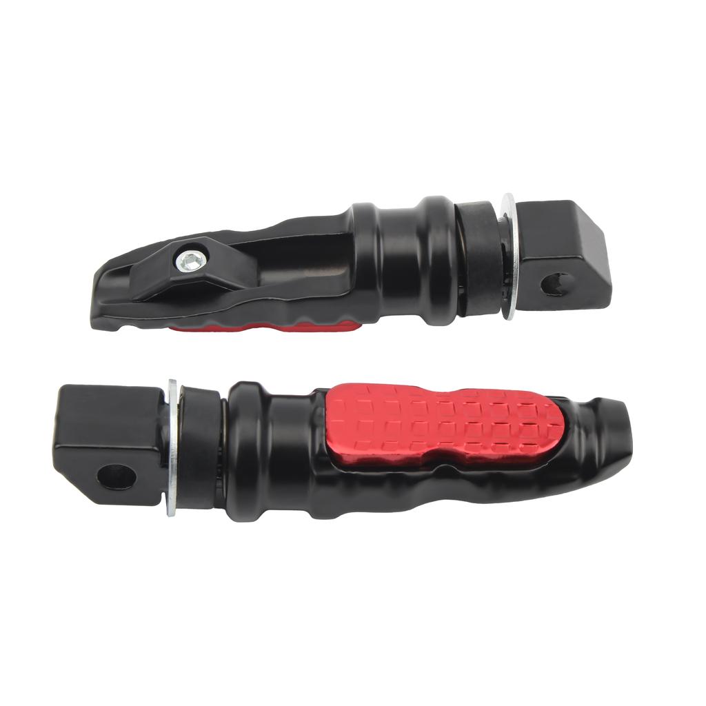 Motorcycle Color Foot Pedals Universal Antiskid Aluminum Alloy Back Pedal Motorbike Scooter Modification Accessories