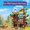 Friendship Series Good Friend Girl Building Blocks Friendship Tree House Villa Slide Children's Toys Gift