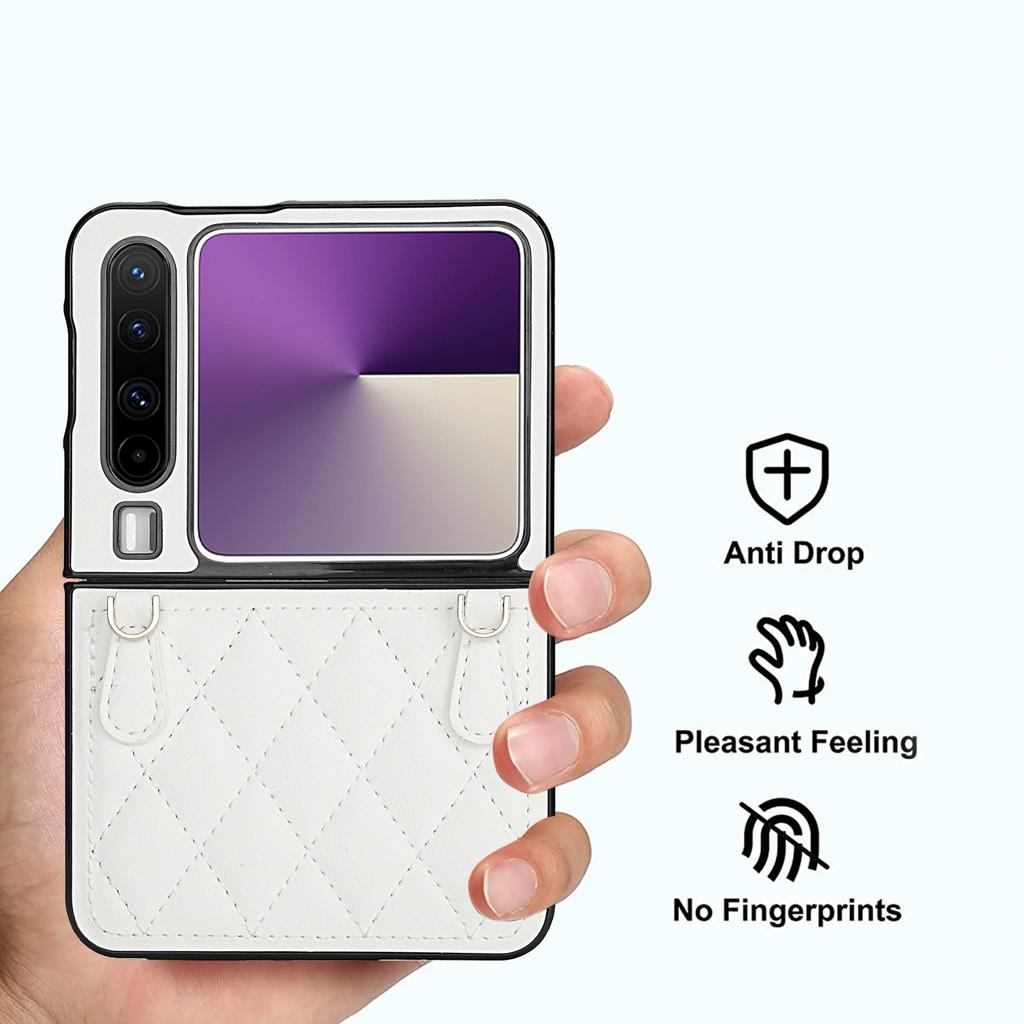 New Designs Fashion Shockproof Classical Folding Mobile Phone with Strap for Samsung Galaxy&Huawei&Oppo Phone Cover