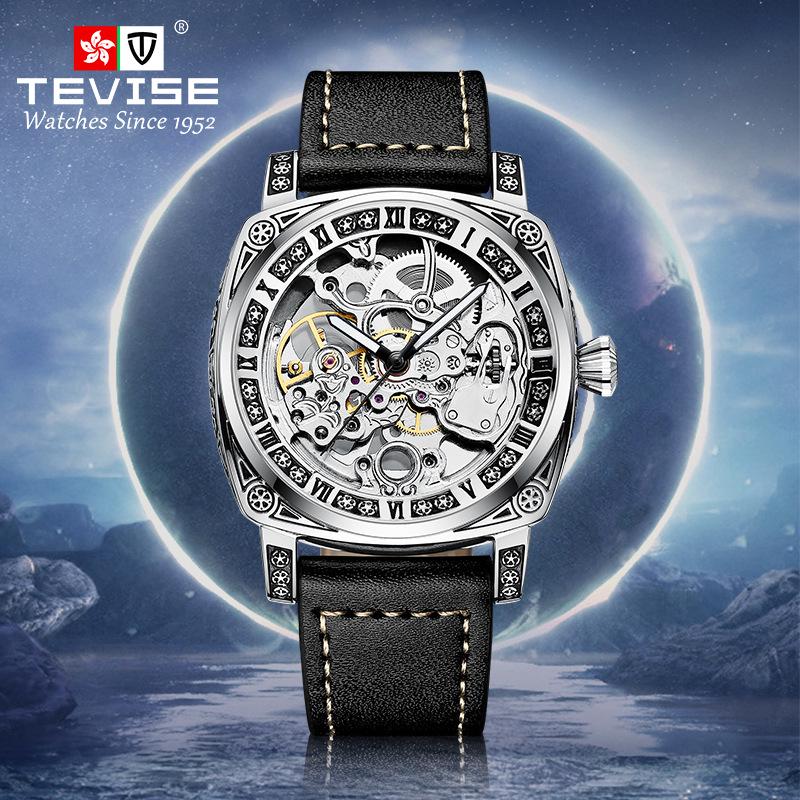 Reloj Mecánico de Lujo Suizo TWCIS Resistente al Agua para Celebridades con Diseño de Alta Calidad