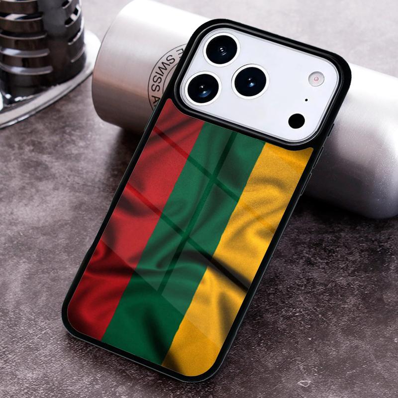 Lithuania Flag print Phone Case for iPhone 17 16 15 Pro Max Air 14 13 12 11 Plus Shockproof Capa Cover