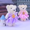 10Pcs Graduation Bouquet Bear Accessories Cartoon Bouquet Decoration Bear Doll Diy Graduation Bear Decoration