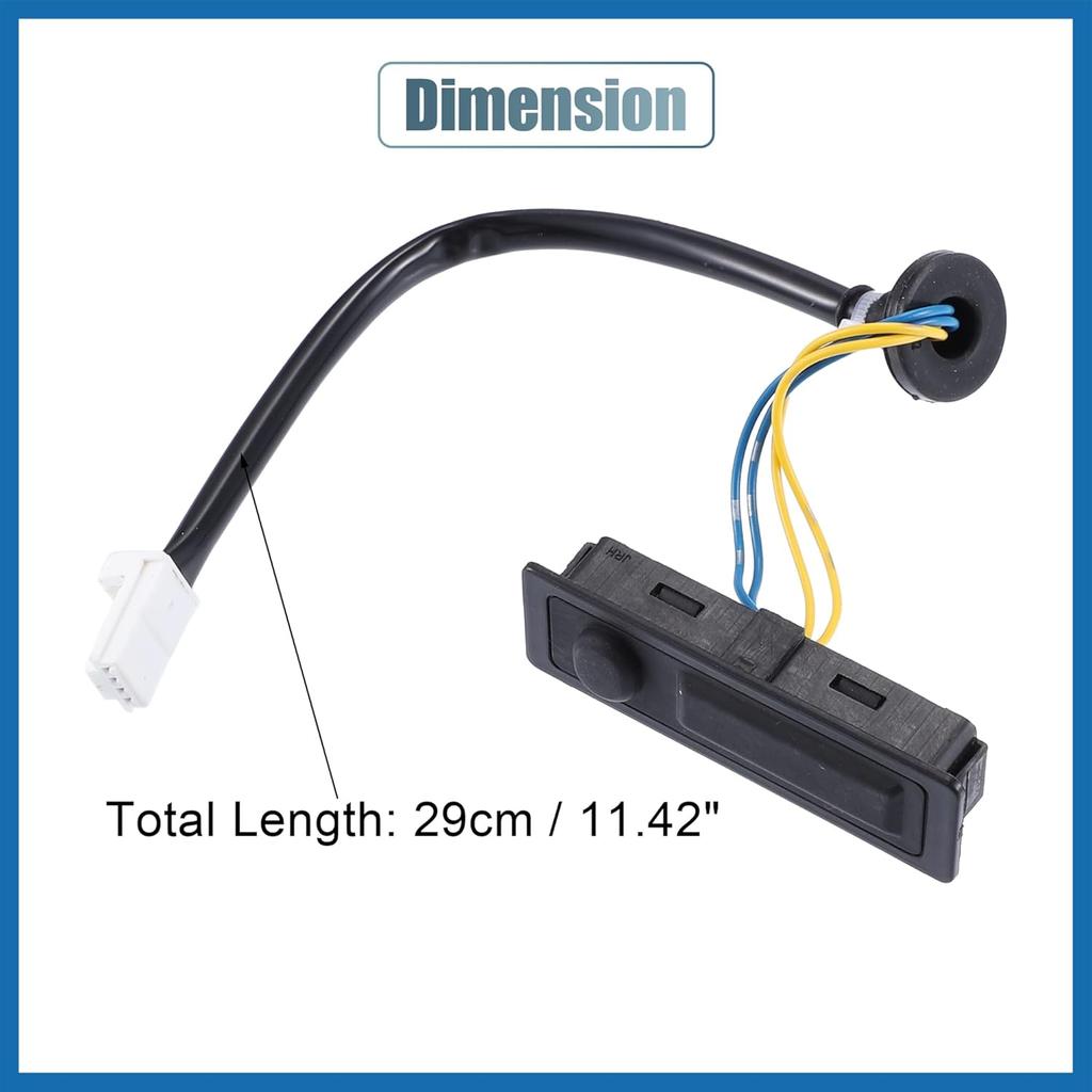 Rear Trunk Lid Release Tailgate Opening Switch Replacement for Nissan Murano 3.5L 2009-2014 for Nissan Quest 3.5 2011-2017 25380-1AA0A Item