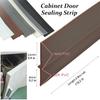 Pvc Wardrobe Dustproof Strip Self-adhesive Cabinet Double-door Tight Seal Moisture-proof Insect-proof Light-blocking Straight Shape Dust Blocker 2.8m